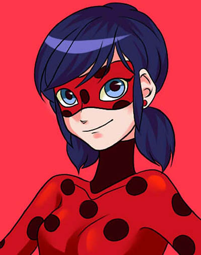 Как да нарисувате Lady Bug и Super Cat