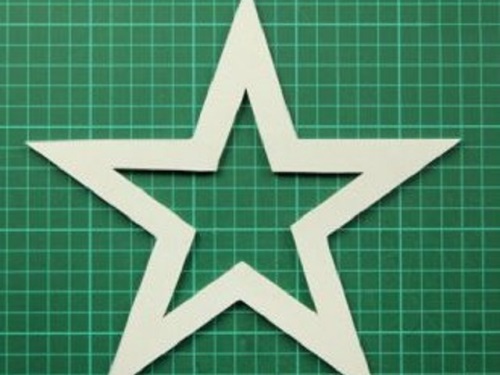 Как да направите хартия звезда