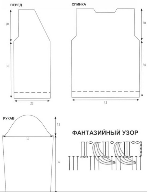 Бански, рокли и якета, плетени от игли: снимки и диаграми