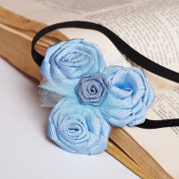 Рози от панделки със собствените си ръце