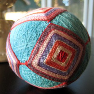 Temari: топки от конец