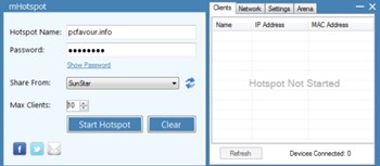 програма Mhotspot