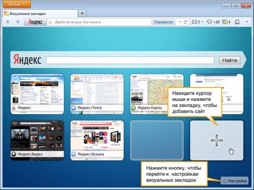 направете маркер за Yandex