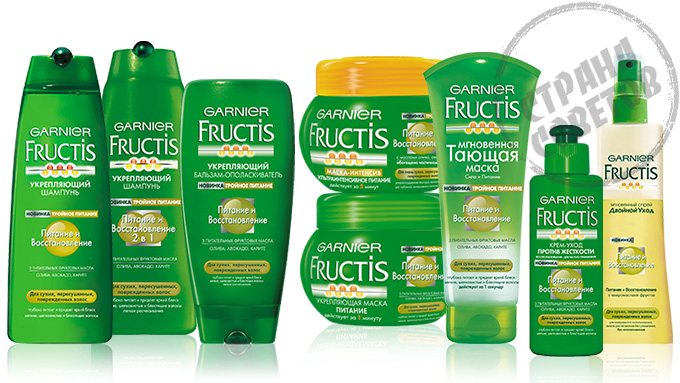 Garnier Fructis Хранене и възстановяване Garnier Fructis Хранене и възстановяване