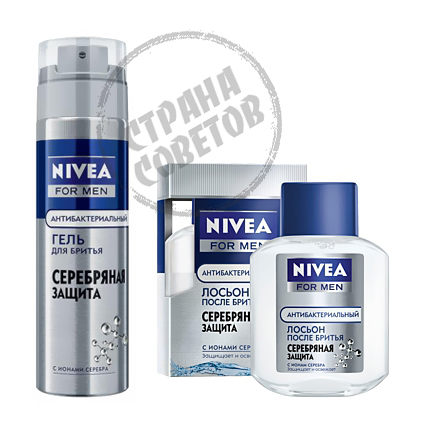 Nivea For Men за защита от сребро Гел, лосион, балсам