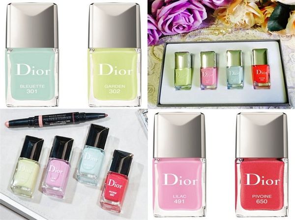 Цвете акварел: колекция от лакове Dior Glowing Gardens