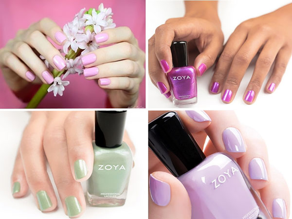 Идеален пастелски маникюр с лакове Zoya Charming 2017