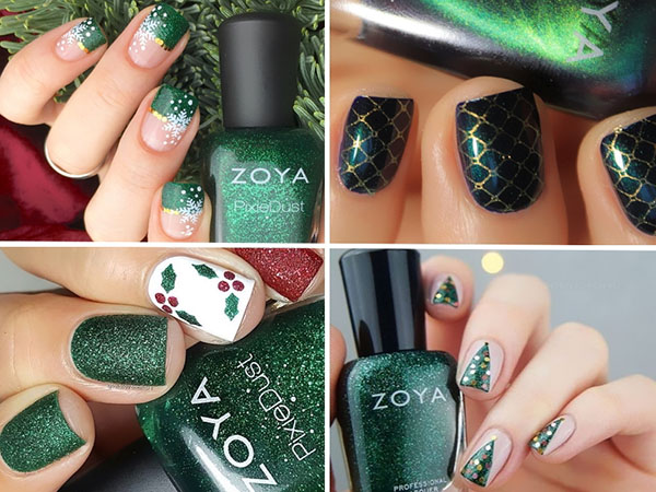 Най-хубавата нова година на ноктите с лакове Zoya Enchanted