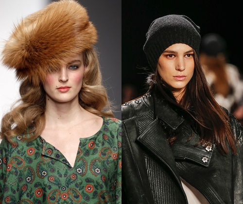Fashion headwear зима 2014: снимки на най-модерните дамски и мъжки шапки 