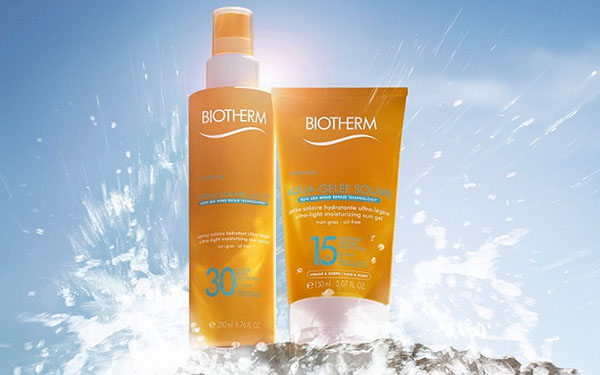 Biotherm Aqua-Gelée Solaire плажна линия за кадифена кожа