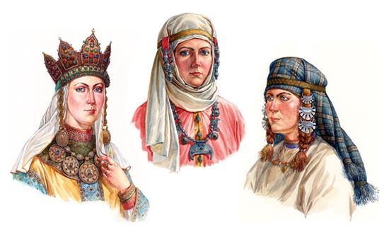 Древни руски дрехи