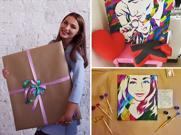 Идеята за празника: една необичайна снимка Stick Art