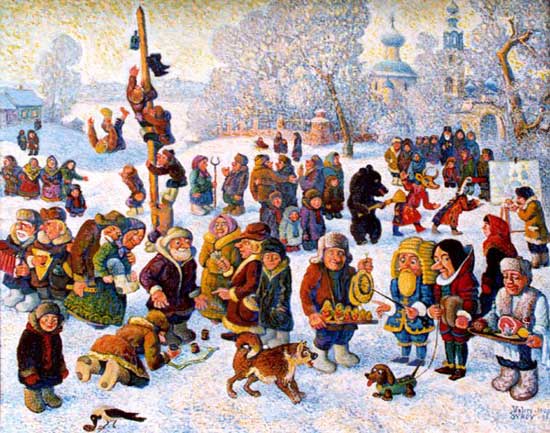 Как да нарисувате Shrovetide? Направете пролетна почивка с децата
