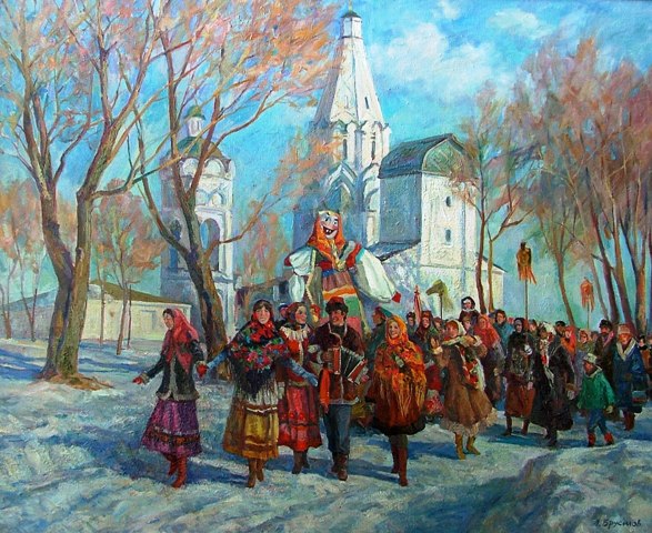 Как да нарисувате Shrovetide? Направете пролетна почивка с децата