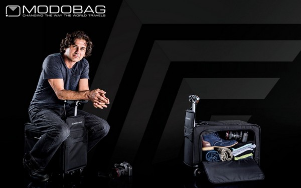Modobag за ярко пътуване: първият моторизиран куфар