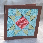 Пощенска картичка в техниката на scrapbooking с ръце - снимка майсторски клас