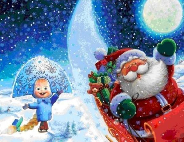 Сценарий Детска Нова Година 2017 за детска градина и училище - смешно, театрално, приказно, музикално