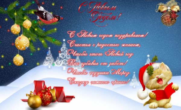 Стихове за Нова година: за деца и възрастни, за детска градина за маймуни, за училище