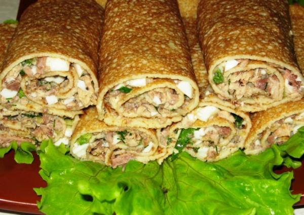 Тайни за готвене: рецепти за най-вкусните пълнени палачинки с снимки и видеоклипове