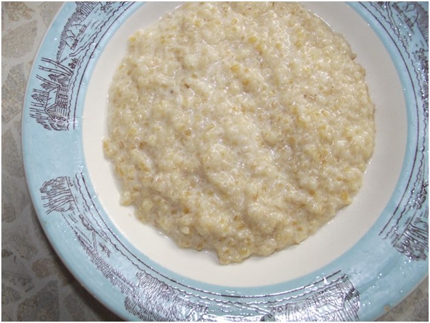 каша на чиния