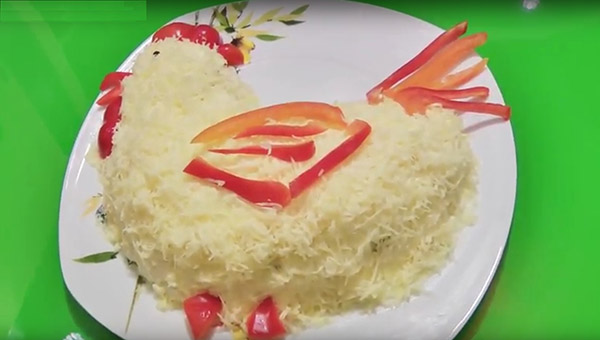 Нова година салати - рецепти прости, евтини и вкусни за Нова година 2017 Cock с снимка