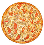 Пица с домат и сирене