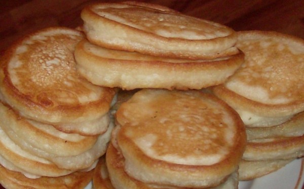 Гроздови пюрета върху мая