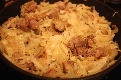 зеле с пиле