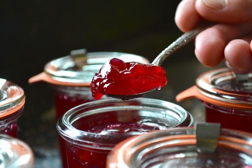 Червено касис конфитюр с банани