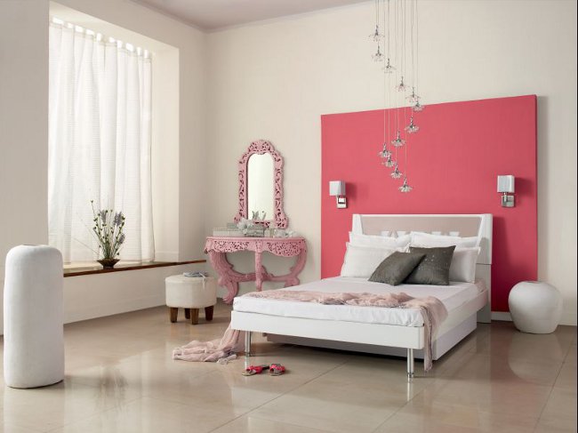 Романтична спалня декор за Свети Валентин