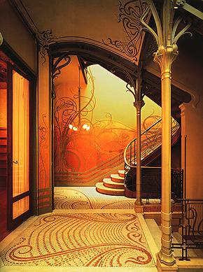 Art Nouveau в интериора
