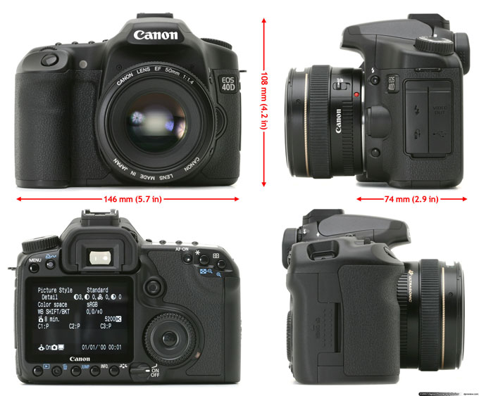 Цифров фотоапарат Canon EOS 40D