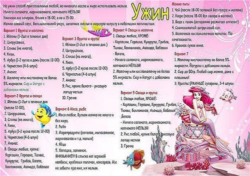 Диета минус 60